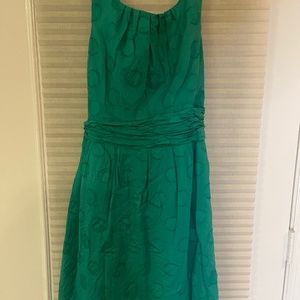 Evan Picone Kelly Green Fit & Flare Dress
